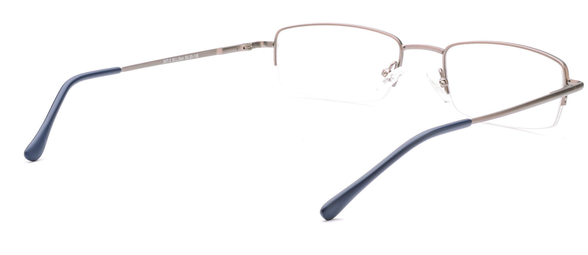 RA307-2 | Unisex | Matte Gun | Metal Glasses