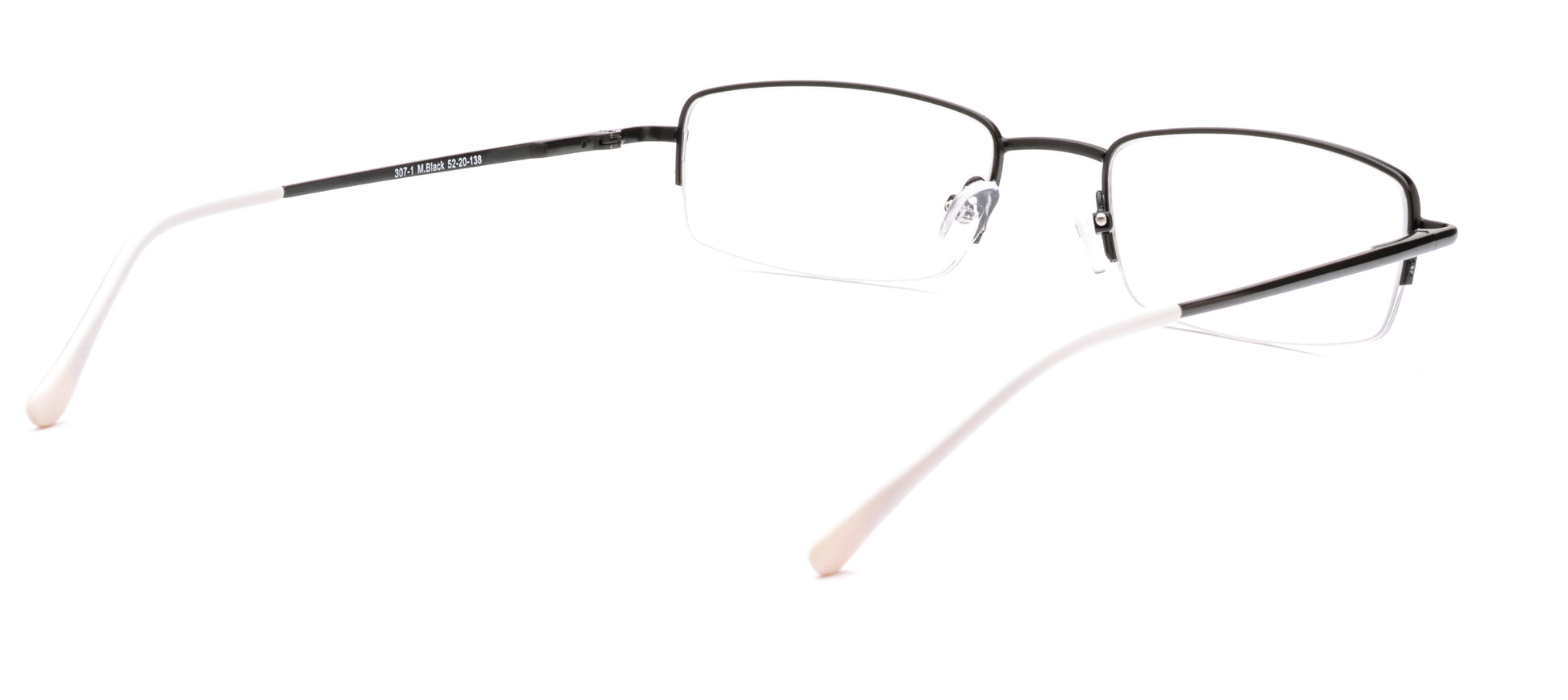 RA307-1 | Unisex | Matte Black | Metal Glasses