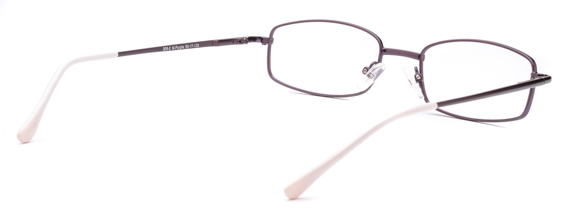 RA309-2 | Unisex | Matte Purple | Metal Glasses