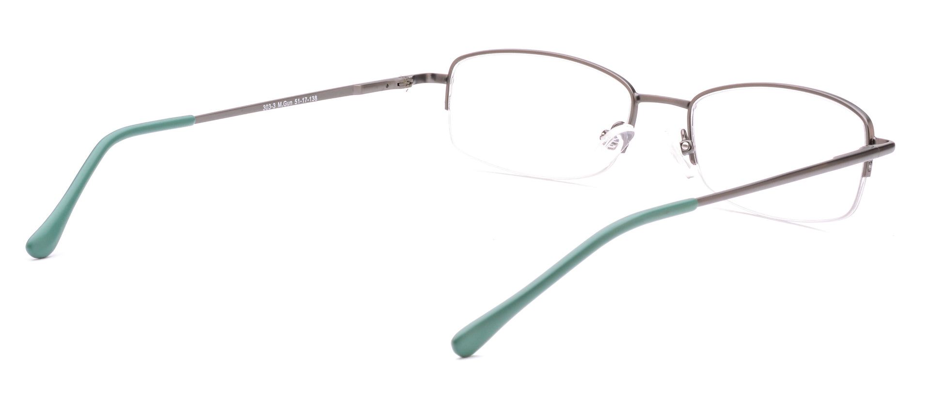 RA303-3 | Unisex | Matte Gun | Metal Glasses