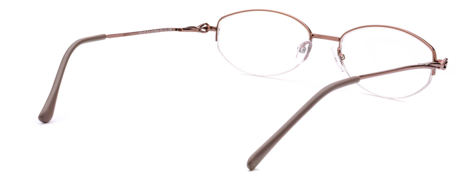 RA312-2 | Women | Shiny Brown | Metal Glasses