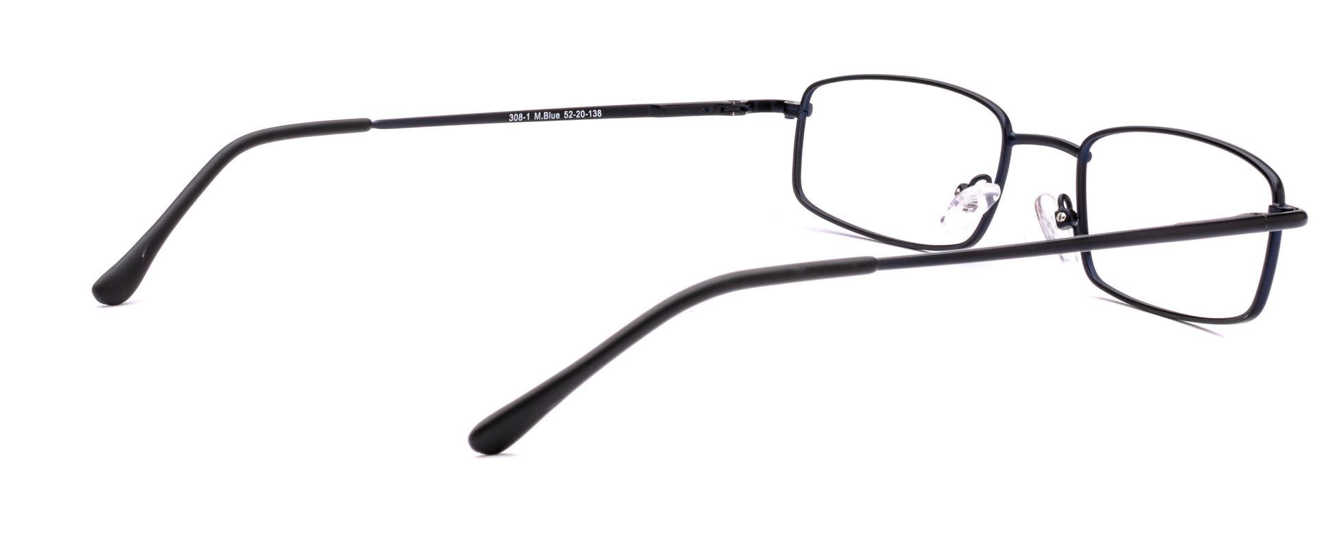 RA308-1 Unisex | Matte Blue | Metal Glasses -
