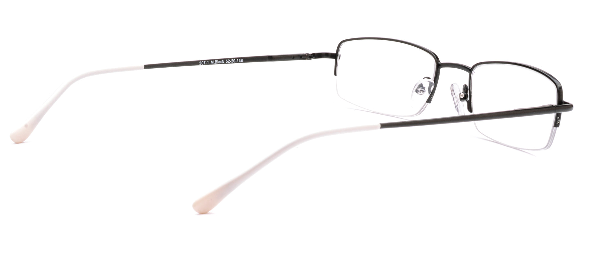 RA307-1 | Unisex | Matte Black | Metal Glasses