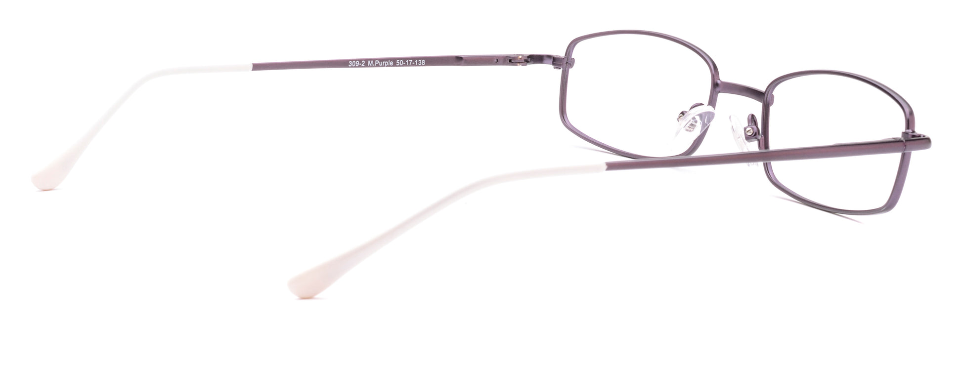 RA309-2 | Unisex | Matte Purple | Metal Glasses