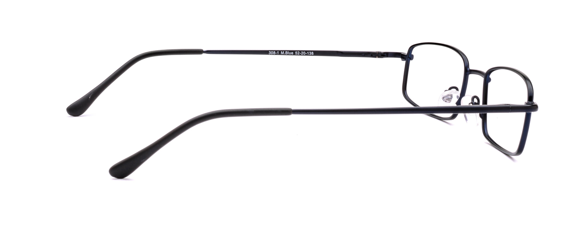 RA308-1 Unisex | Matte Blue | Metal Glasses -