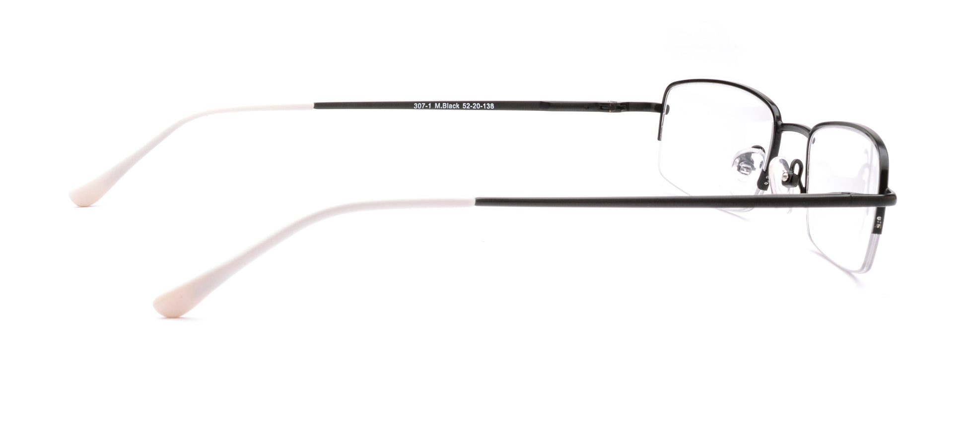 RA307-1 | Unisex | Matte Black | Metal Glasses