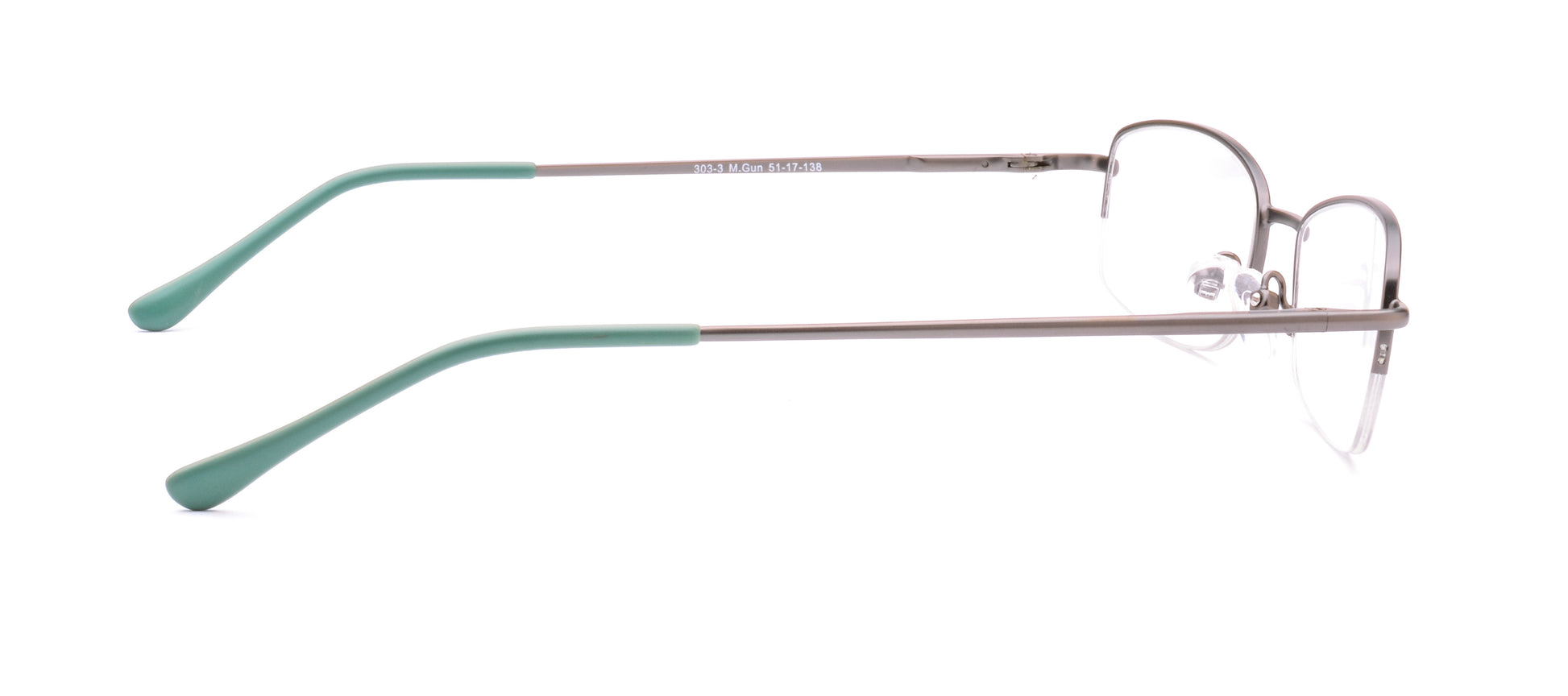 RA303-3 | Unisex | Matte Gun | Metal Glasses