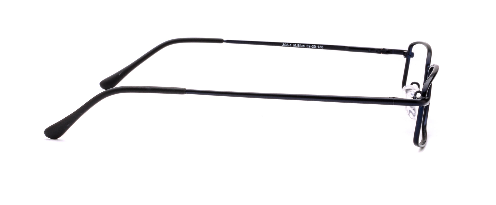 RA308-1 Unisex | Matte Blue | Metal Glasses -
