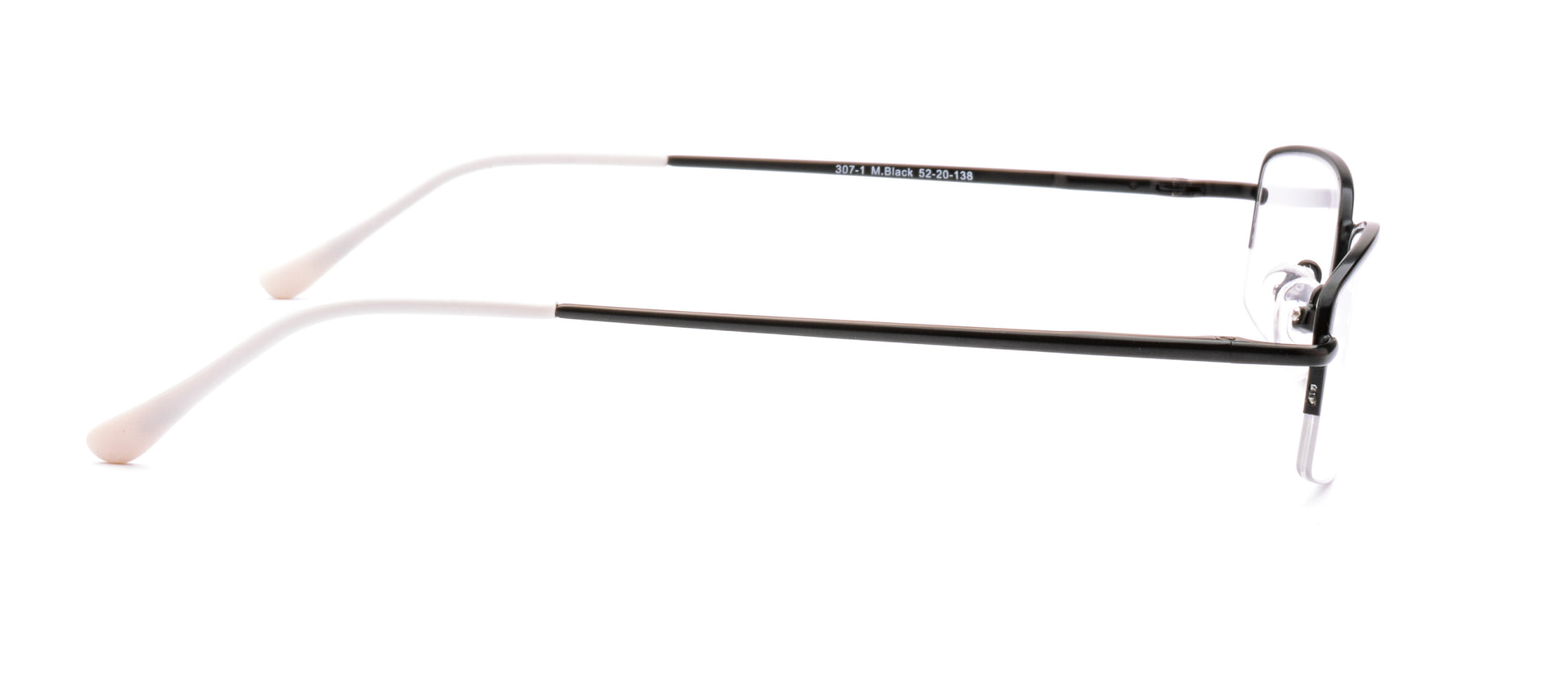 RA307-1 | Unisex | Matte Black | Metal Glasses