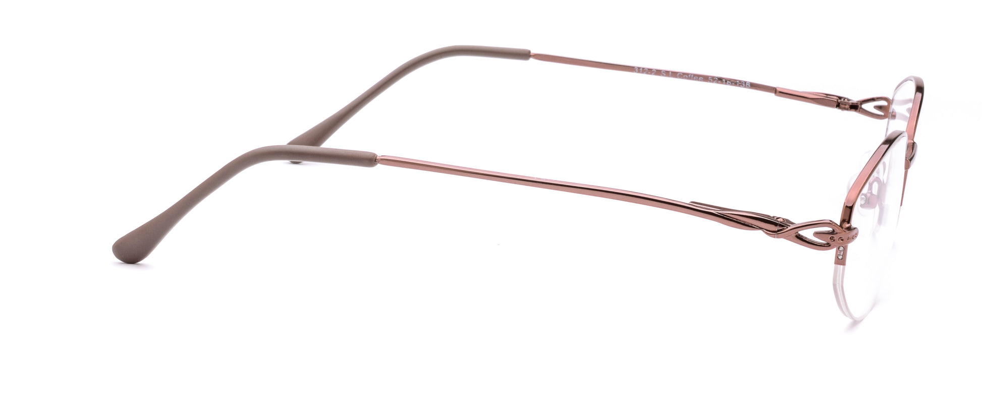 RA312-2 | Women | Shiny Brown | Metal Glasses