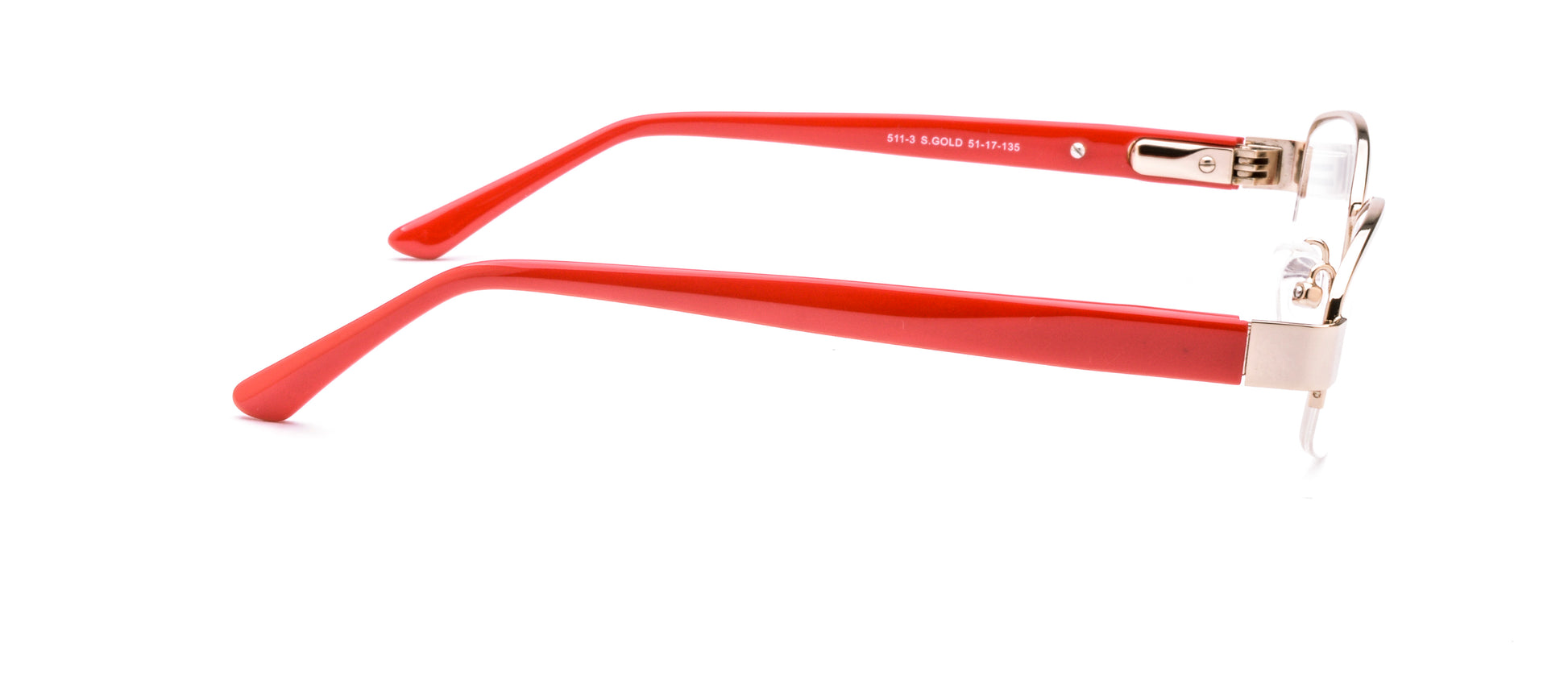 RA511-3 | Women | Shiny Gold | Metal Glasses