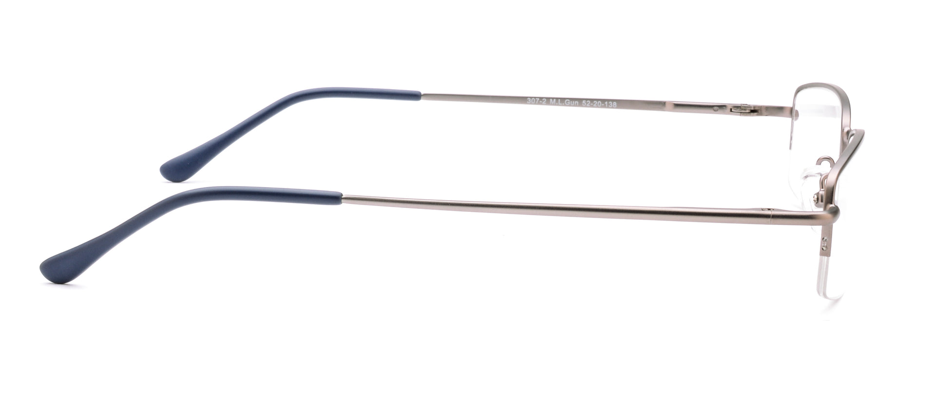 RA307-2 | Unisex | Matte Gun | Metal Glasses