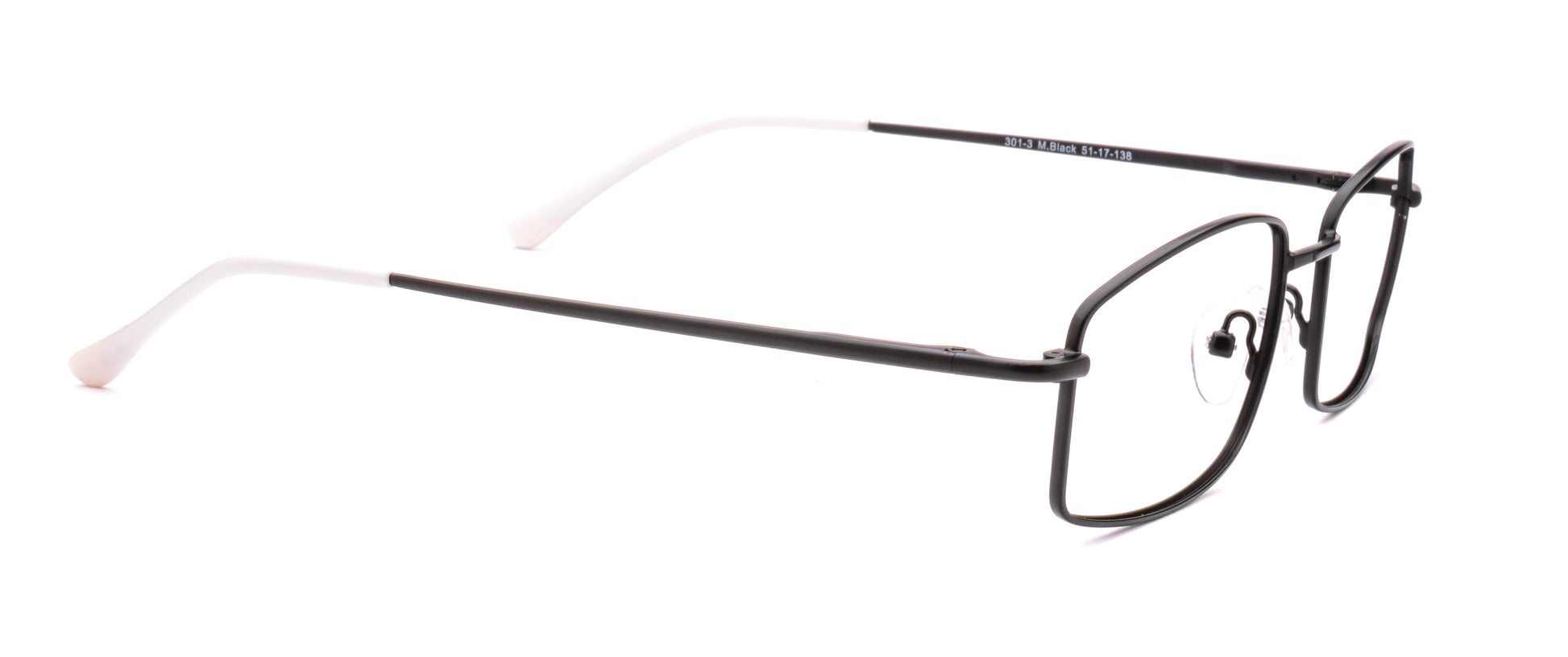RA301-3 | Men | Matte Black | Metal Glasses