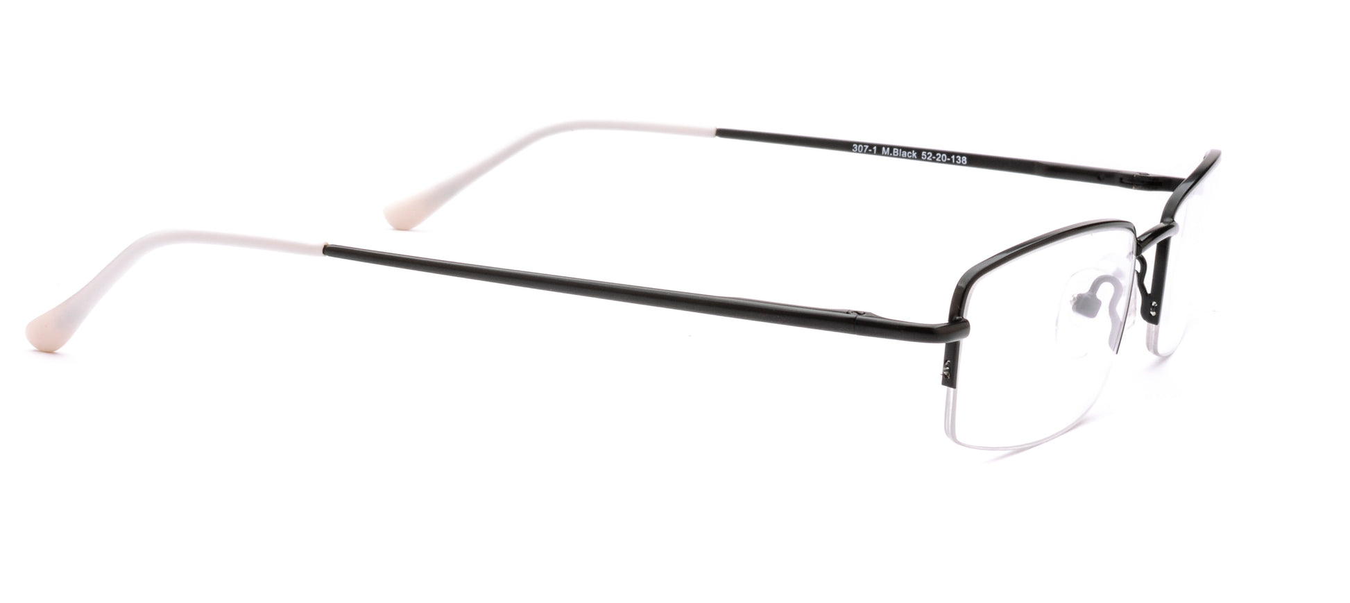 RA307-1 | Unisex | Matte Black | Metal Glasses