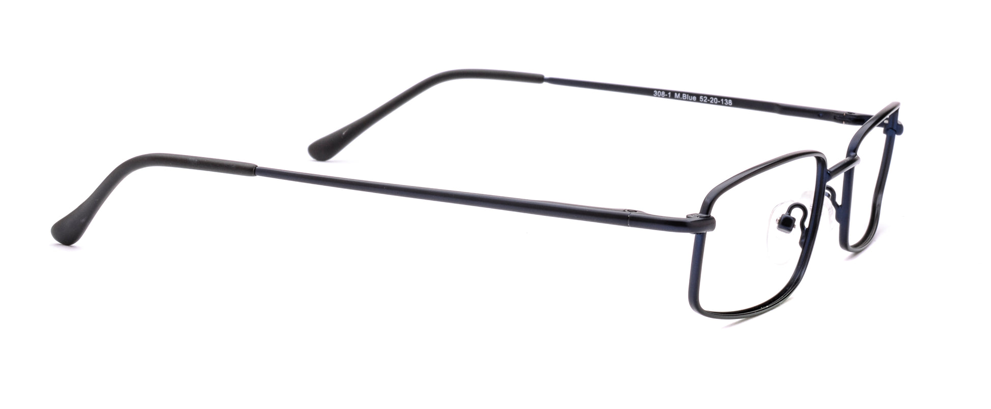 RA308-1 Unisex | Matte Blue | Metal Glasses -