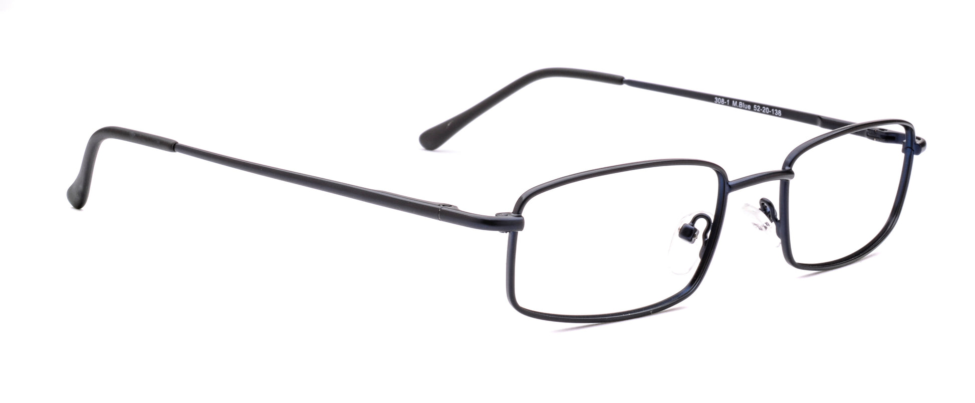 RA308-1 Unisex | Matte Blue | Metal Glasses -