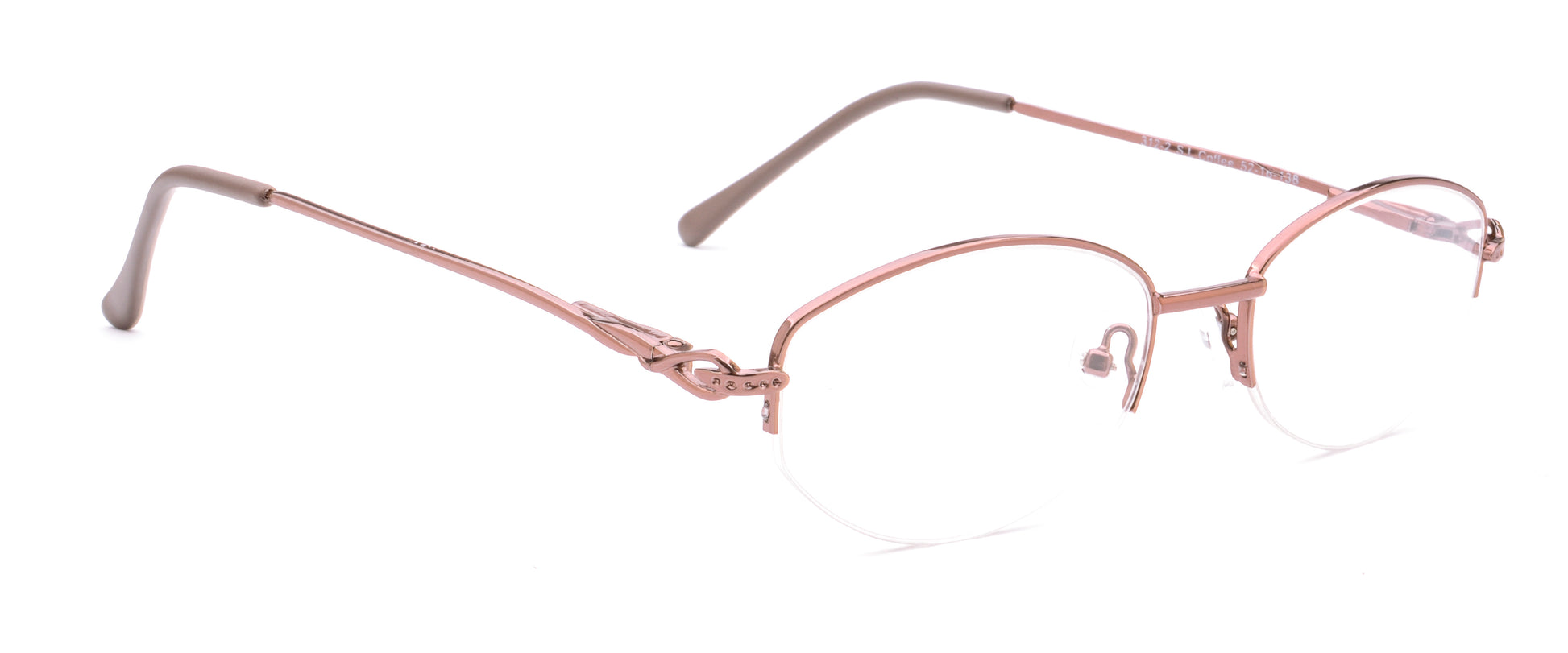 RA312-2 | Women | Shiny Brown | Metal Glasses