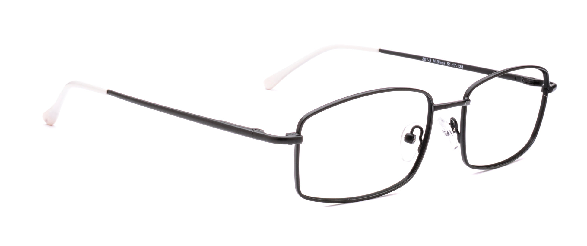 RA301-3 | Men | Matte Black | Metal Glasses
