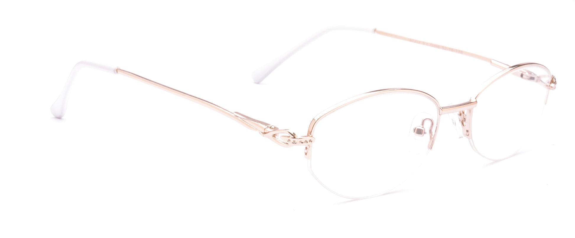 RA312-3 | Women | Shiny Gold | Metal Glasses