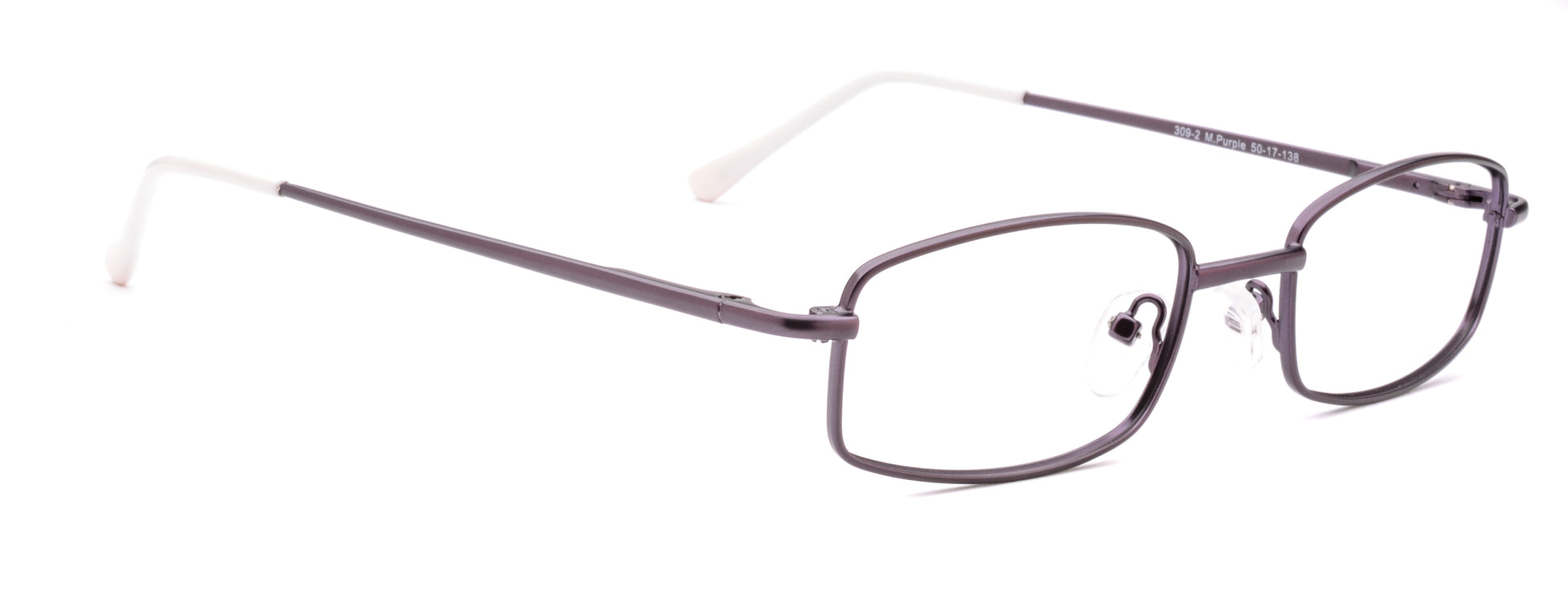 RA309-2 | Unisex | Matte Purple | Metal Glasses