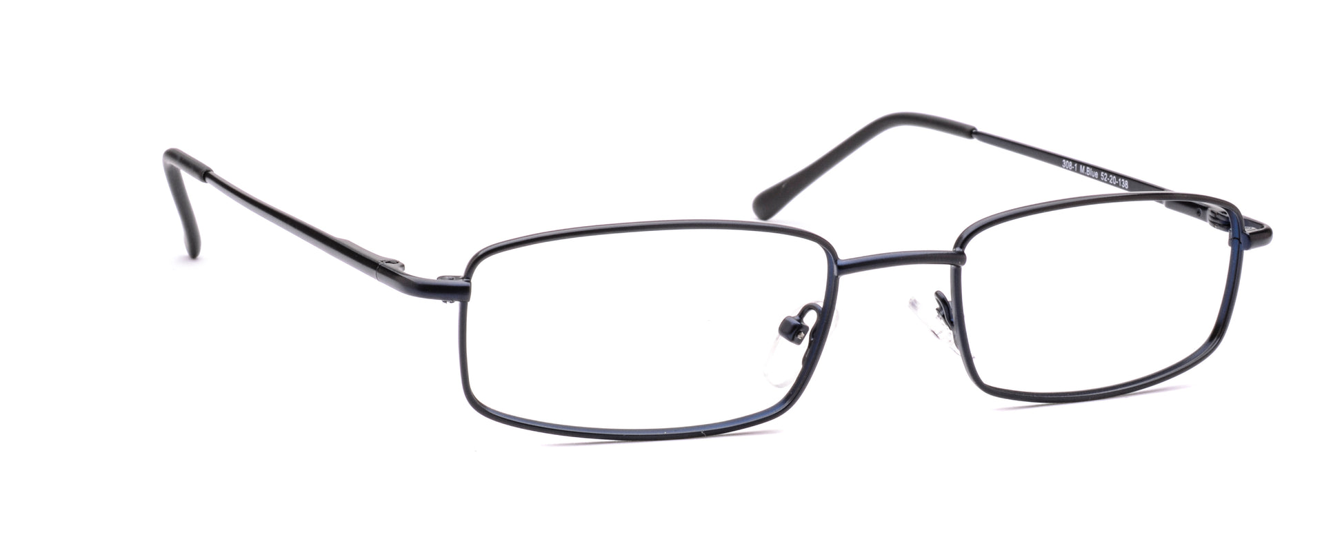 RA308-1 Unisex | Matte Blue | Metal Glasses -