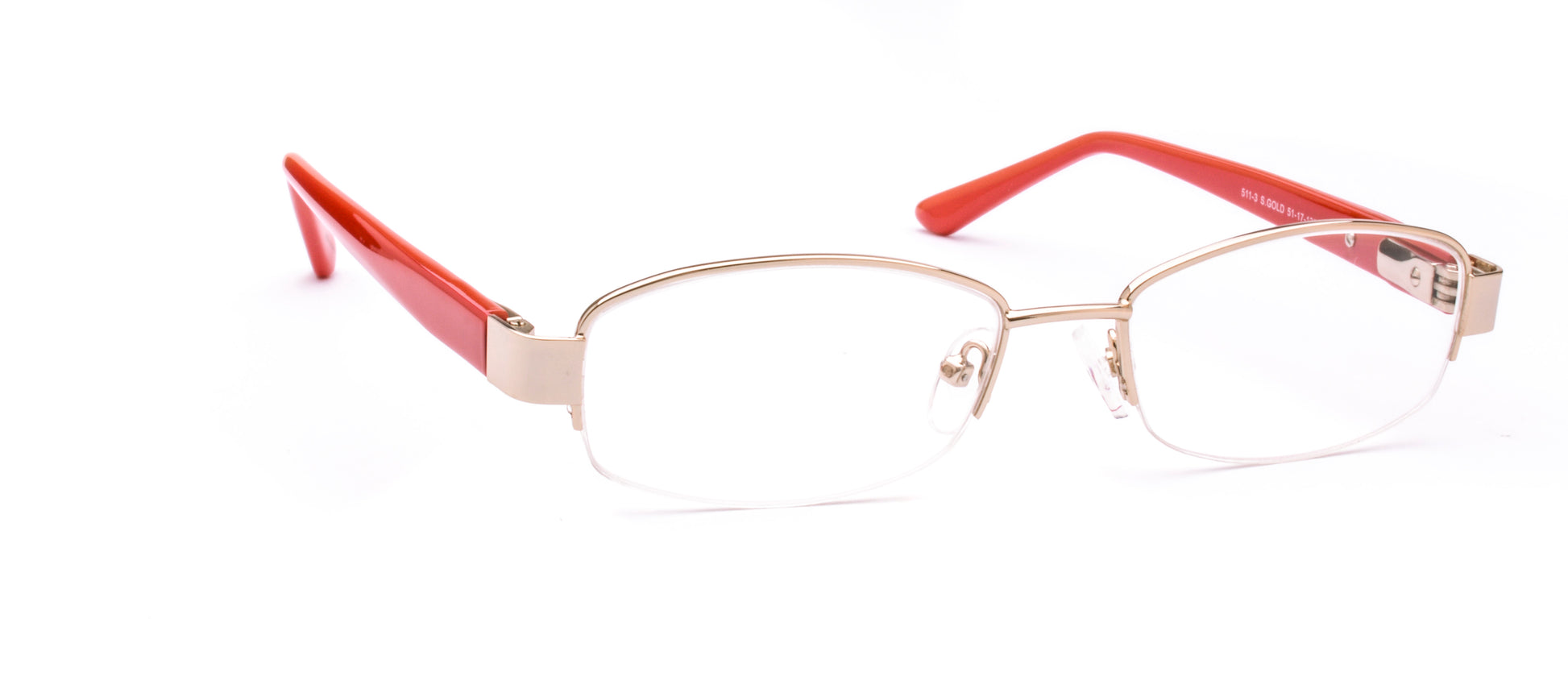 RA511-3 | Women | Shiny Gold | Metal Glasses