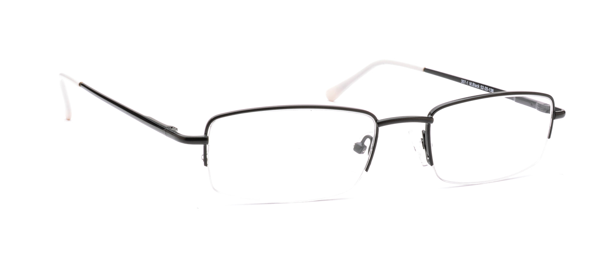 RA307-1 | Unisex | Matte Black | Metal Glasses