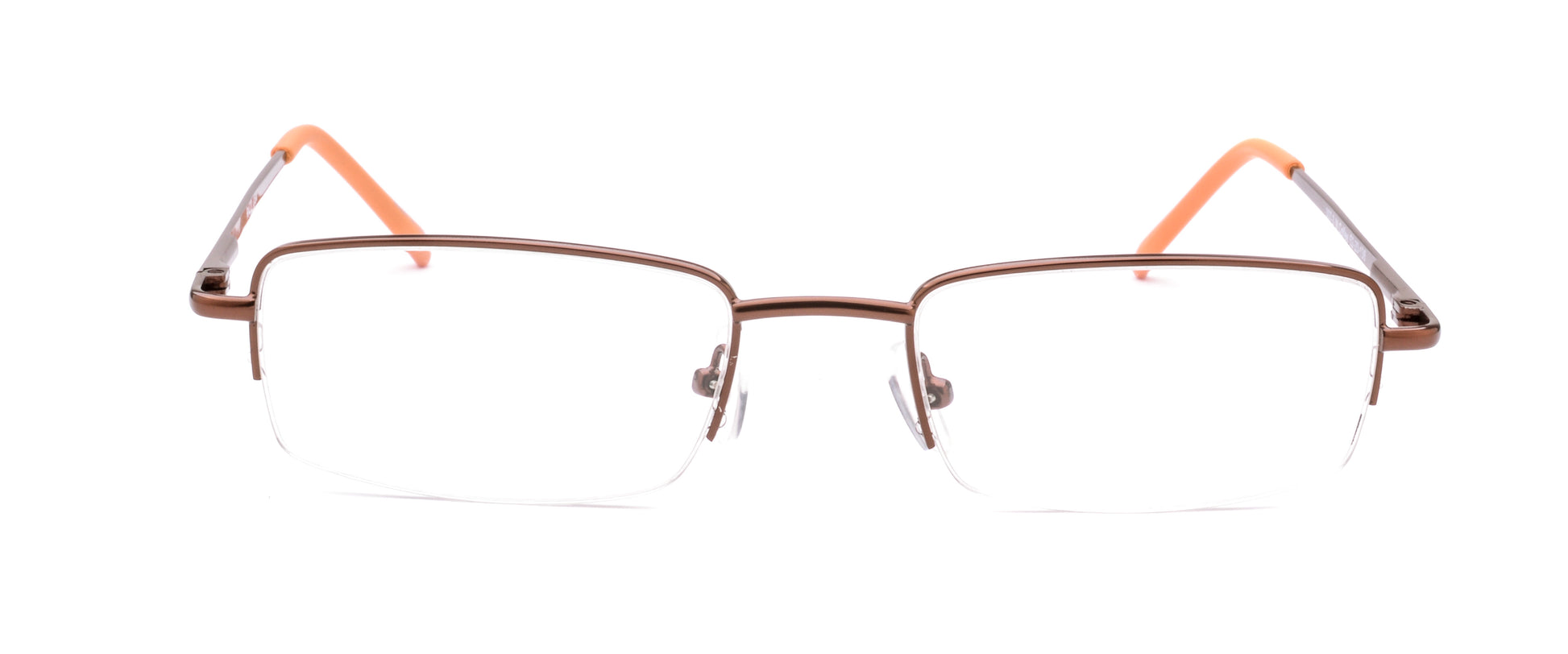 RA307-3 | Unisex | Matte Brown | Metal Glasses