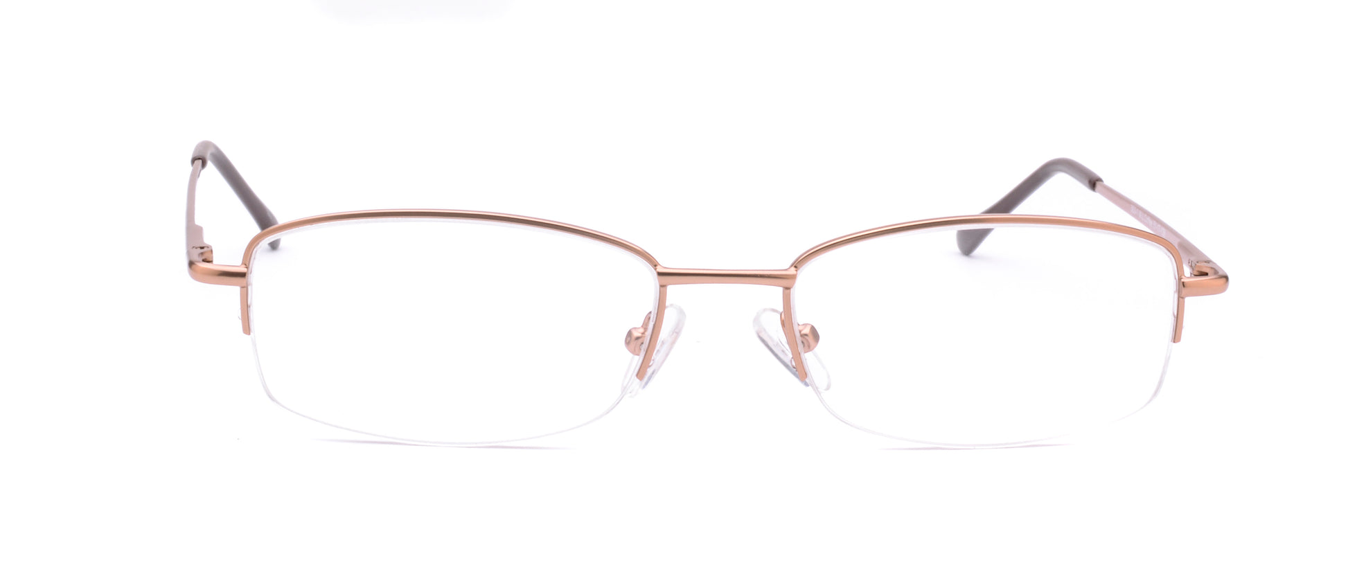 RA303-1 | Unisex | Matte Brown | Metal Glasses