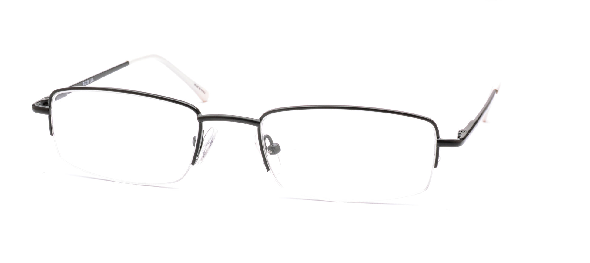 RA307-1 | Unisex | Matte Black | Metal Glasses