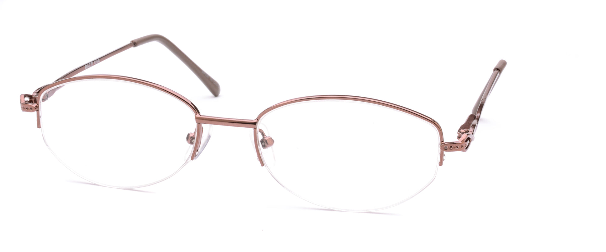 RA312-2 | Women | Shiny Brown | Metal Glasses