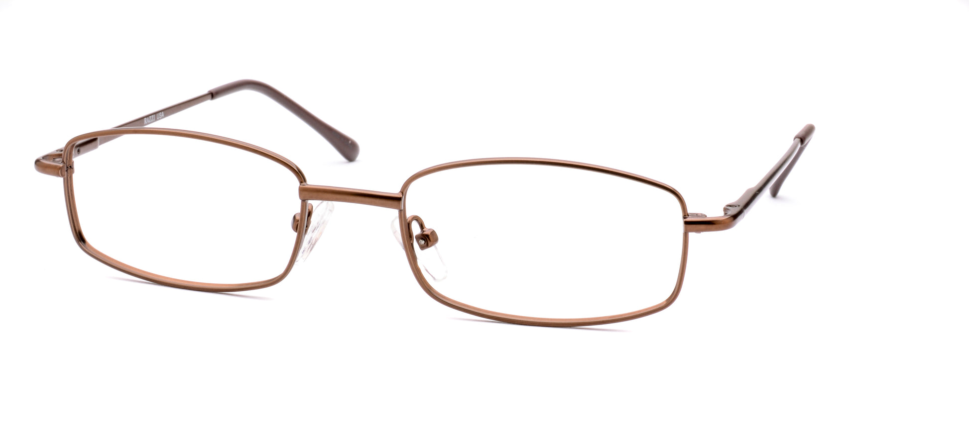 RA309-3 | Unisex | Matte Brown | Metal Glasses