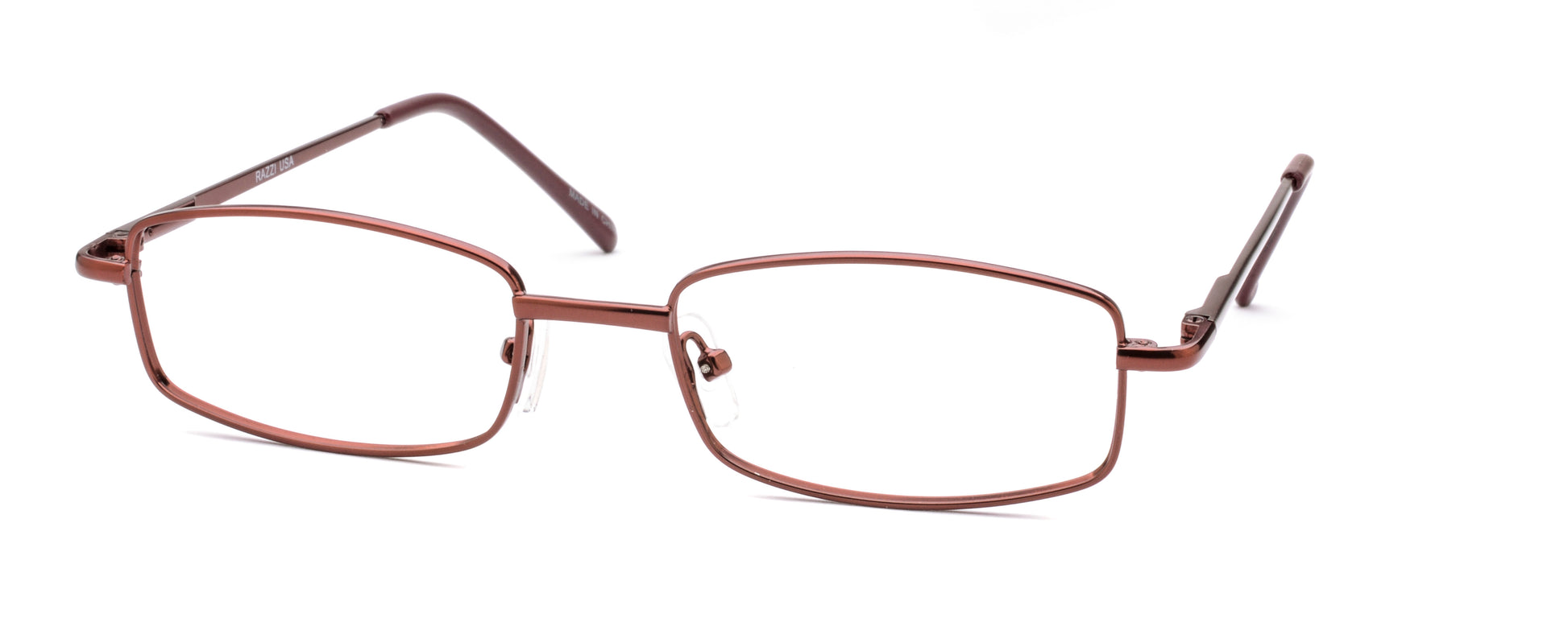 RA309-1 | Unisex | Matte Burgundy | Metal Glasses