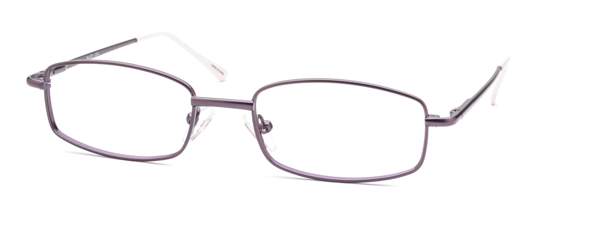 RA309-2 | Unisex | Matte Purple | Metal Glasses