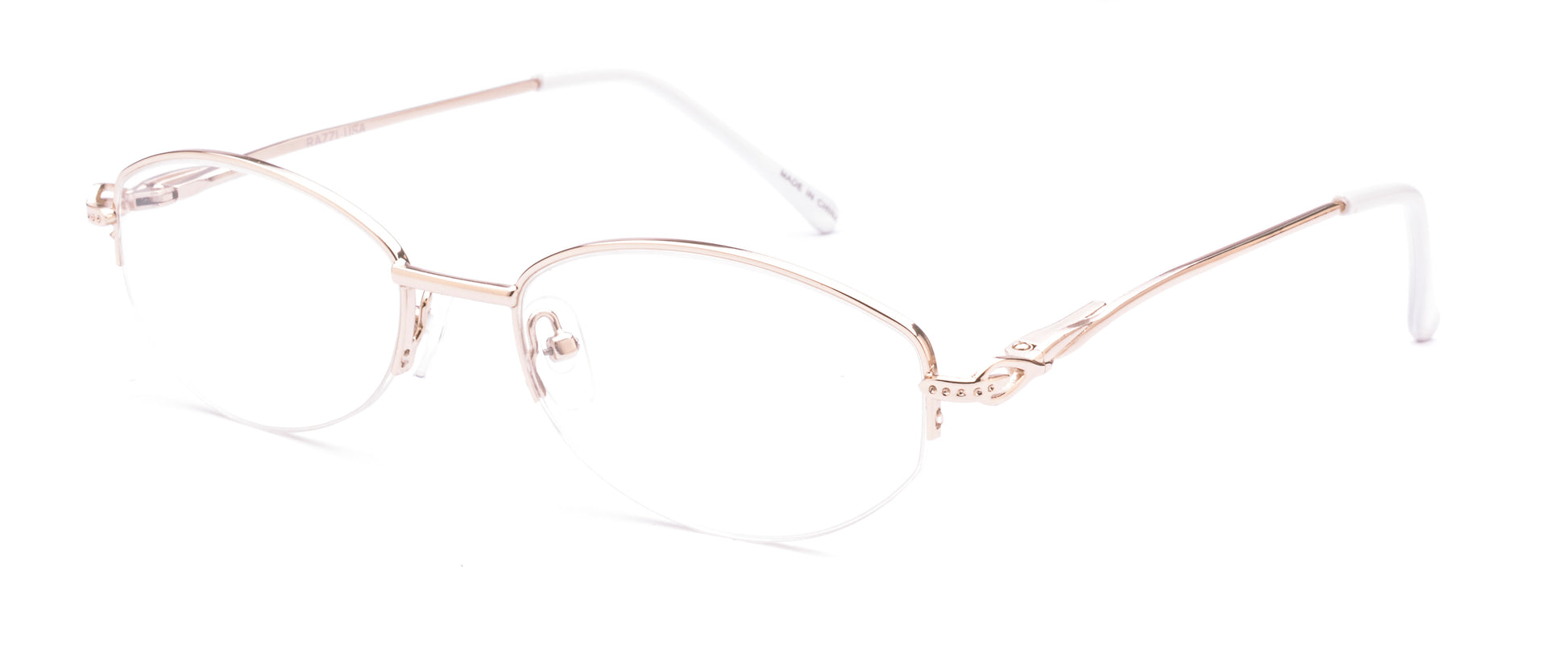 RA312-3 | Women | Shiny Gold | Metal Glasses