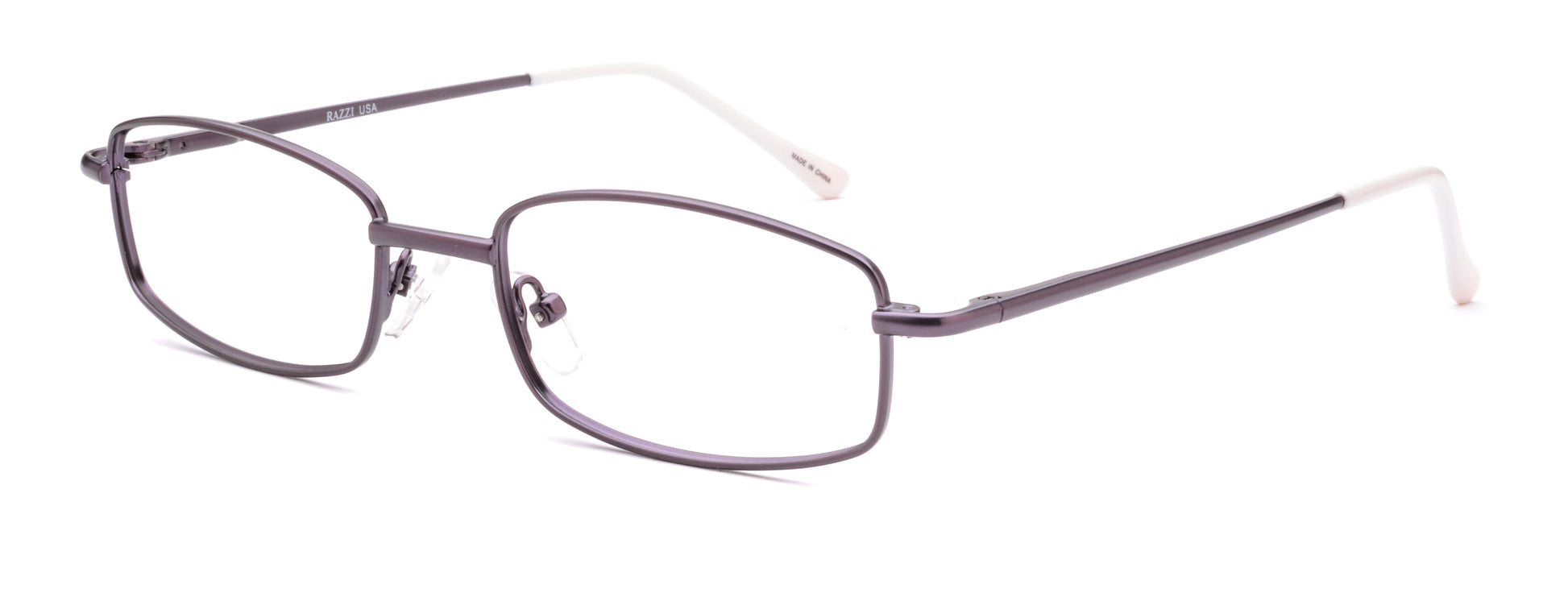 RA309-2 | Unisex | Matte Purple | Metal Glasses
