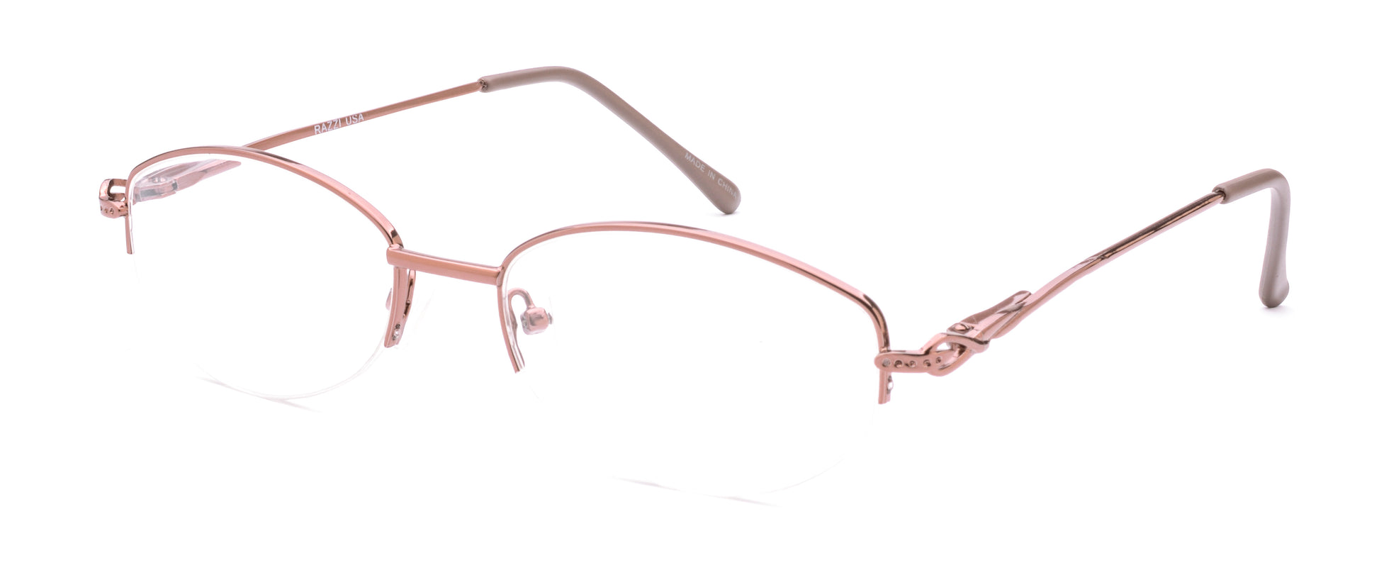 RA312-2 | Women | Shiny Brown | Metal Glasses