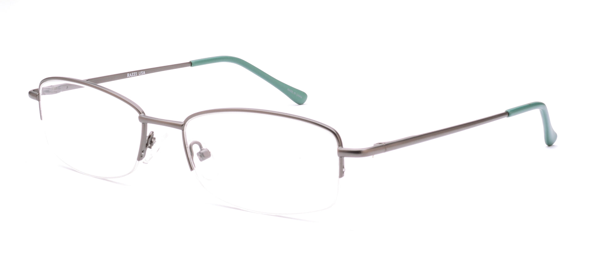 RA303-3 | Unisex | Matte Gun | Metal Glasses
