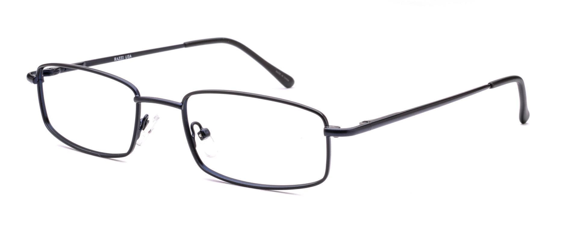 RA308-1 Unisex | Matte Blue | Metal Glasses -