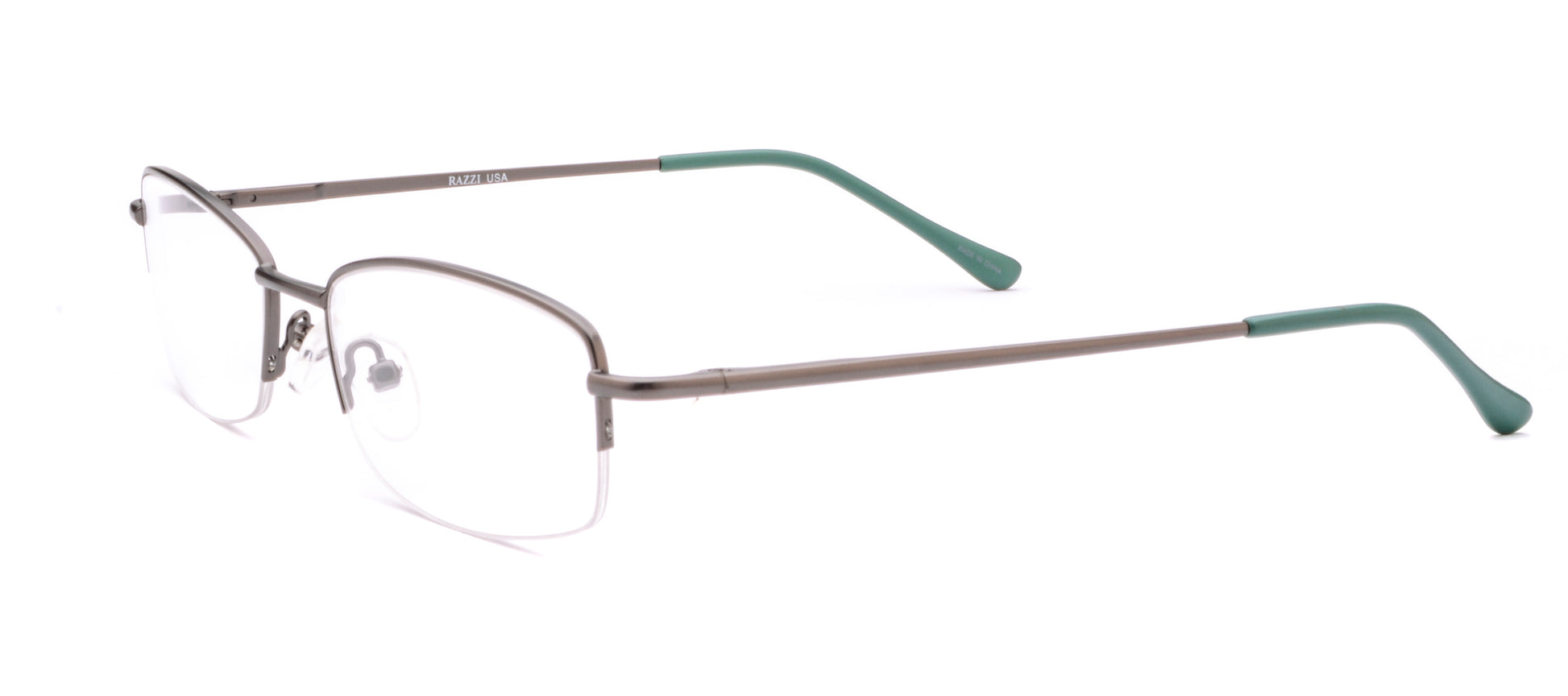RA303-3 | Unisex | Matte Gun | Metal Glasses