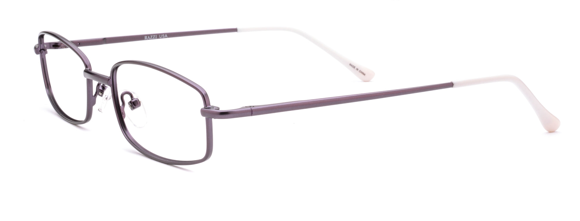 RA309-2 | Unisex | Matte Purple | Metal Glasses