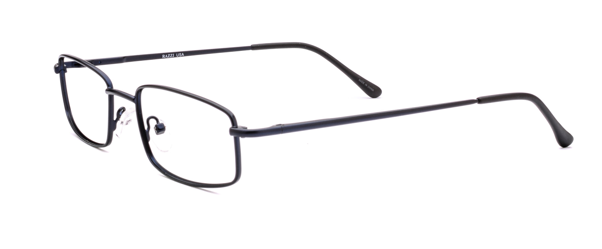 RA308-1 Unisex | Matte Blue | Metal Glasses -