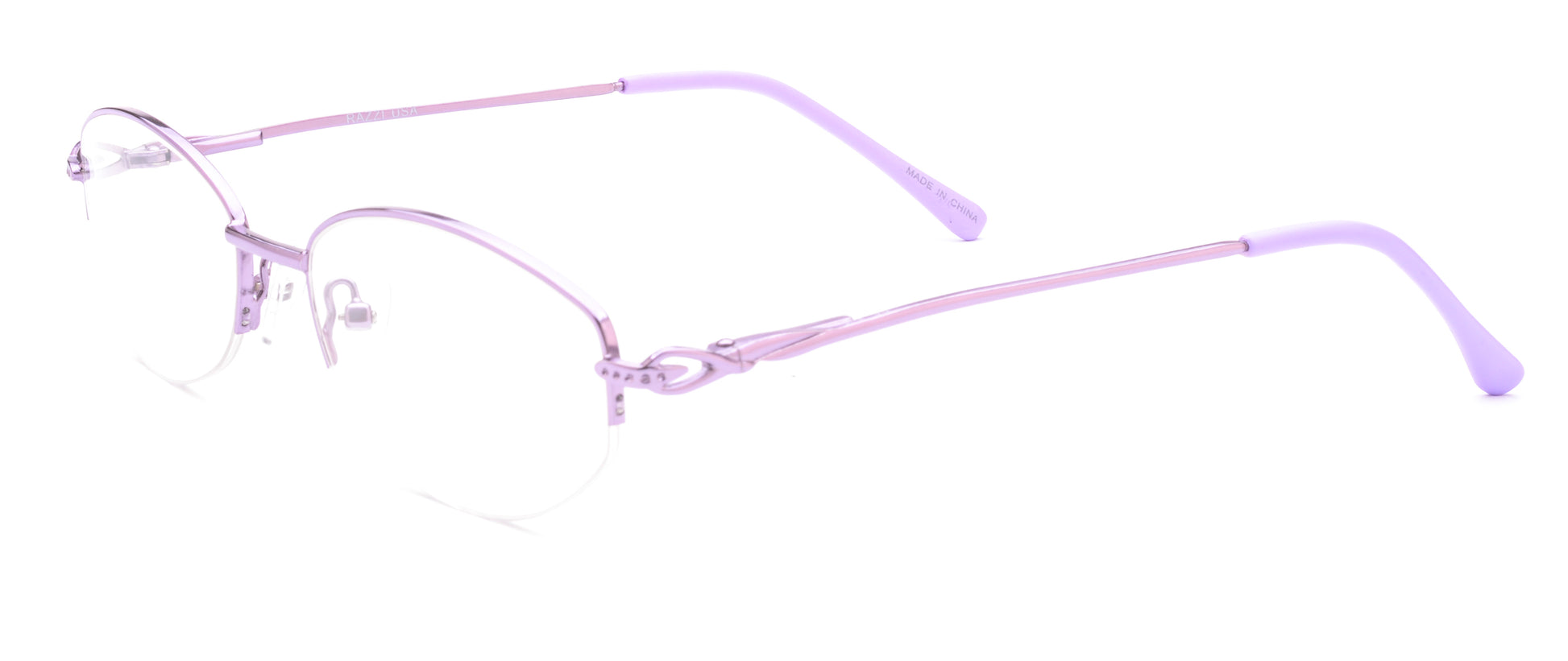 RA312-1 | Women | Shiny Purple | Metal Glasses