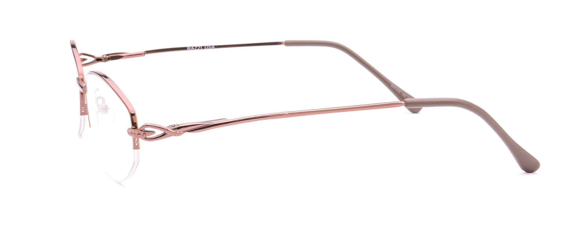 RA312-2 | Women | Shiny Brown | Metal Glasses