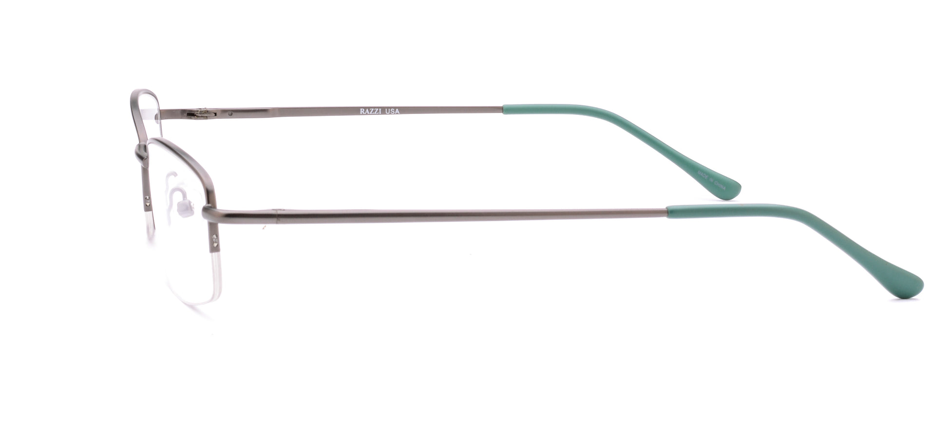 RA303-3 | Unisex | Matte Gun | Metal Glasses