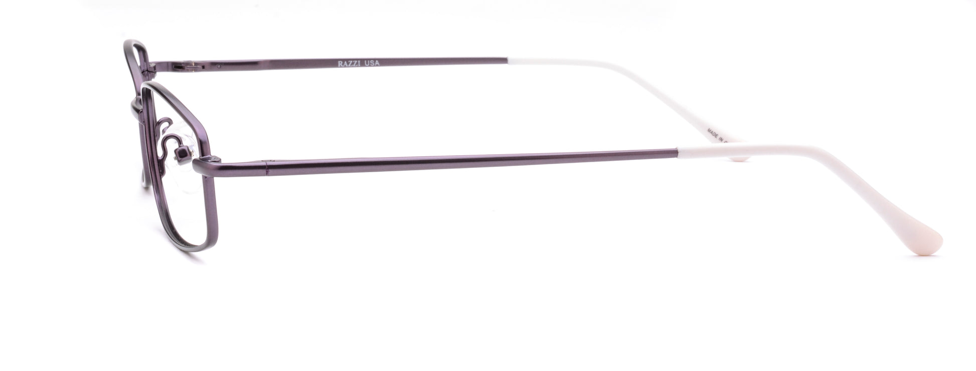 RA309-2 | Unisex | Matte Purple | Metal Glasses