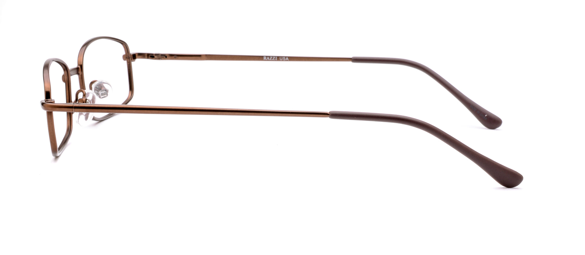 RA309-3 | Unisex | Matte Brown | Metal Glasses