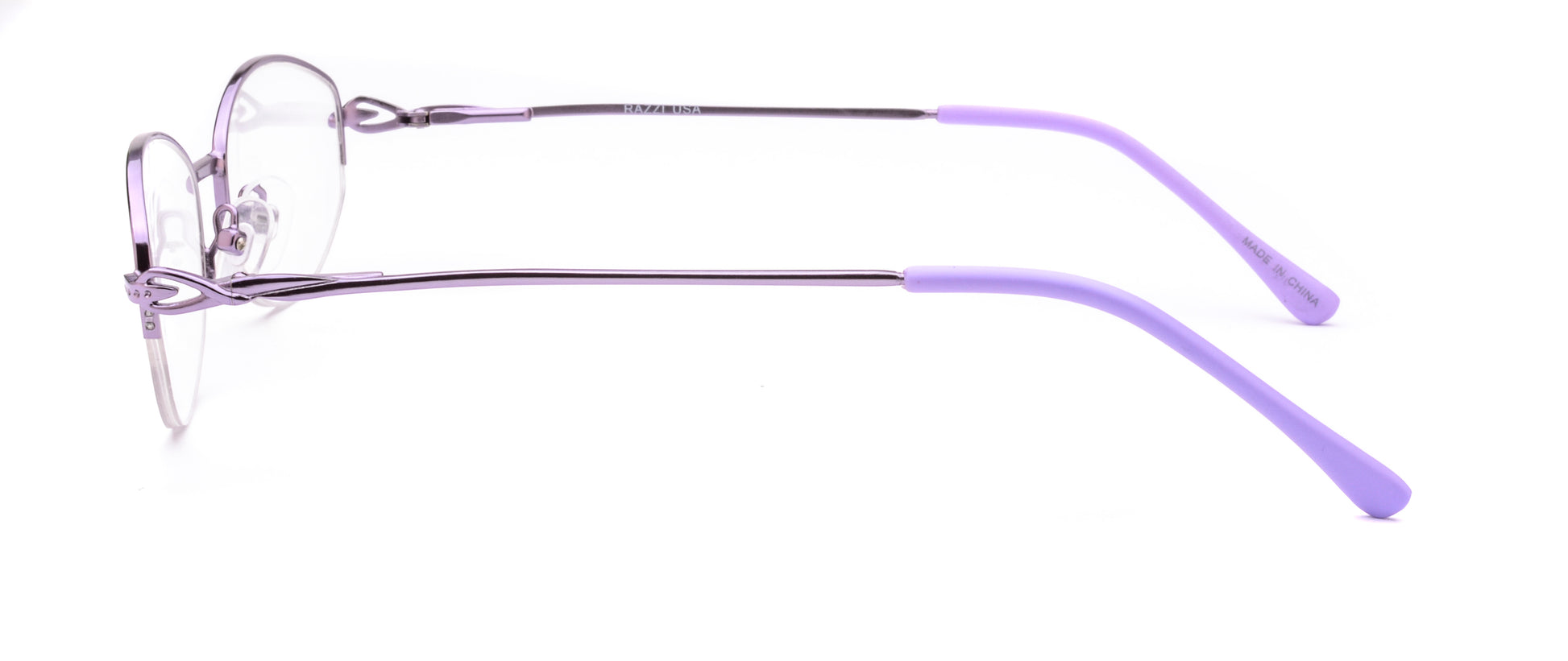 RA312-1 | Women | Shiny Purple | Metal Glasses