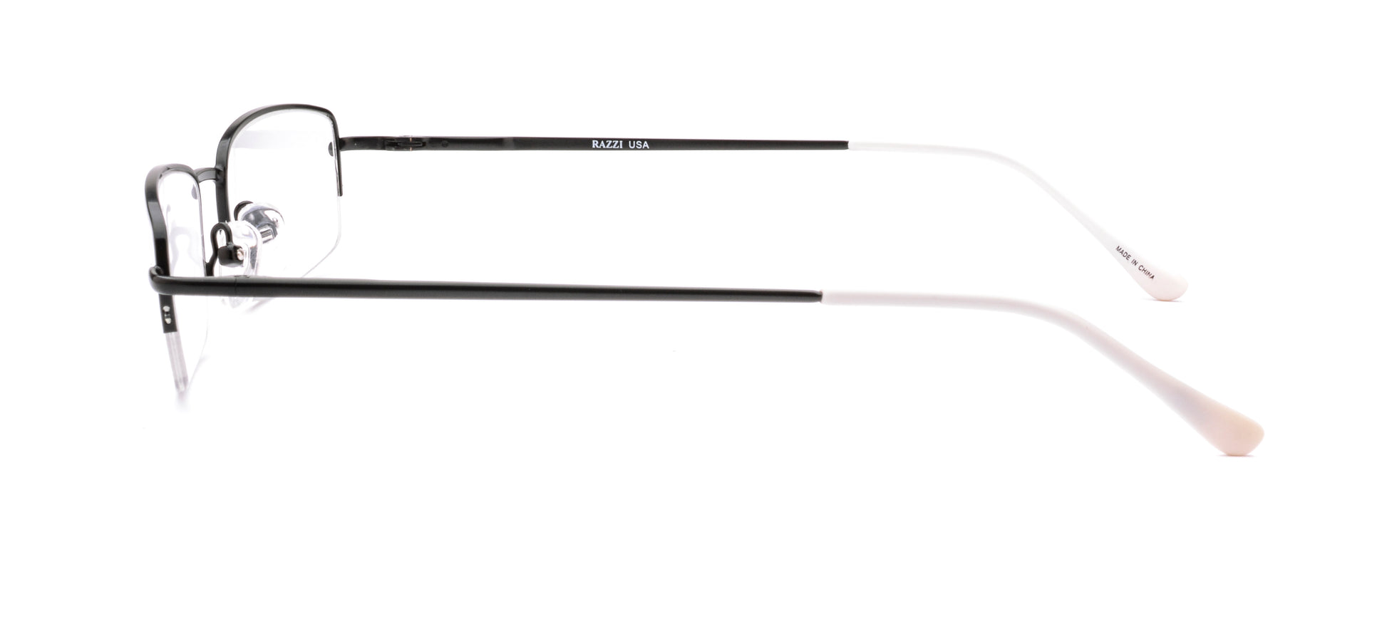 RA307-1 | Unisex | Matte Black | Metal Glasses