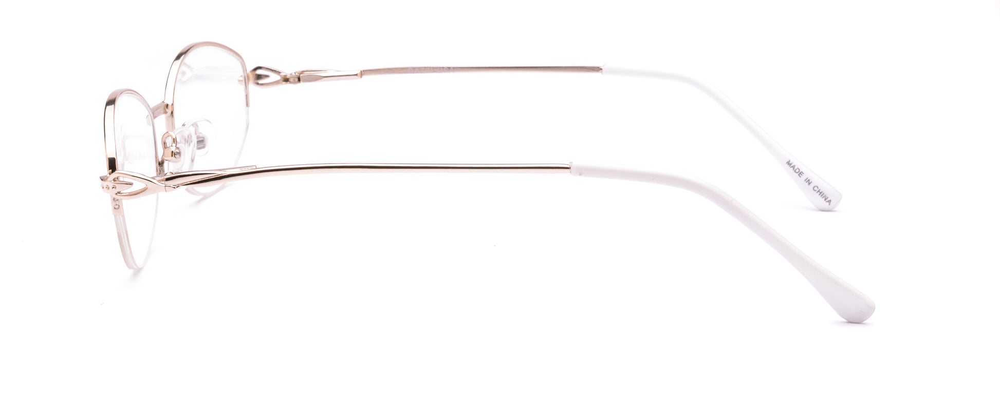 RA312-3 | Women | Shiny Gold | Metal Glasses
